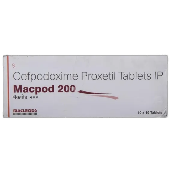 macpod 200mg tablet 10's